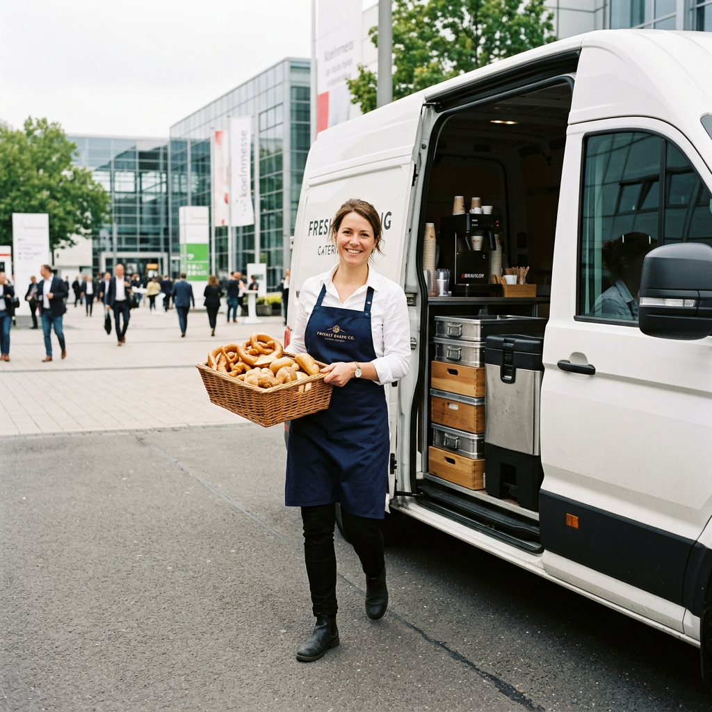 Tagungs-Catering mit Kaffeepause, Gebäck und Getränken in Köln
